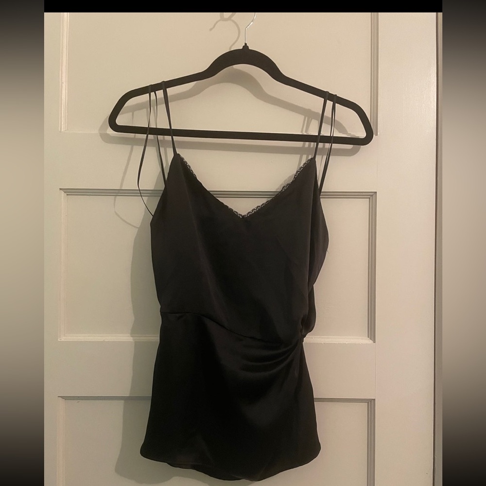 Zara satin tank top